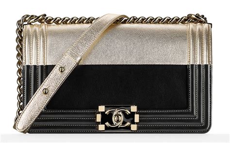 chanel black metallic boy bag|Chanel boy bag medium ioffer.